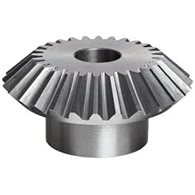 Boston Gear OA Series Miter Gear, 1:1 Ratio, 20 Degree Pressure Angle, Straight Miter, Plain Bore, Cast Iron