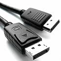 PREMIUM DISPLAYPORT 6FT CABLE! This is the new and upcoming standardized cable that is replacing all VGA, DVI, and HDMI for PCS and other High End Electronics to view in resolutions and speeds beyond today's standards. (Display Port Connector)