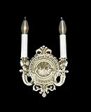 Louis XVI Wall Sconce in Antique Silver