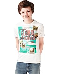 Pure Cotton Global Adventure T-Shirt with Stay New™