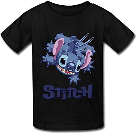 Losnger Kid's Cute Stitch Vector T Shirt L