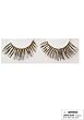 Eyelashes - Black/Gold (As Shown;One Size)