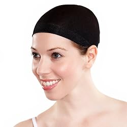 Black Wig Cap