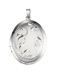 Oval Locket in Sterling Silver