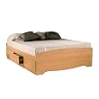 Prepac Platform Bed - Maple (Double)