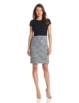 Hot Sale Rebecca Taylor Women's Lace And Tweed Dress, Navy, 12