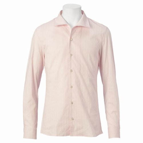 *新着* ハイストリート(HIGH STREET) シャツ(ストライプシャツ) メンズ 【ピンク/L】