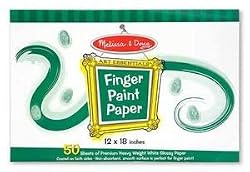 MELISSA & DOUG FINGER PAINT PAPER PAD