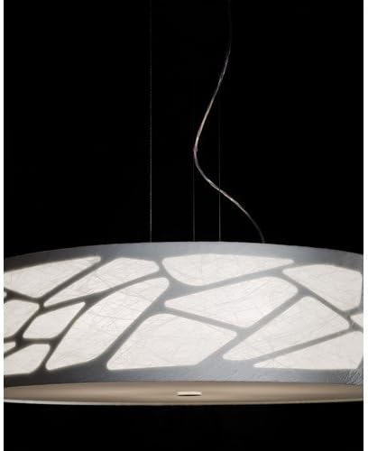 Studio Italia Design Grace Cylinder Pendant with Custom Fabric Diffuser