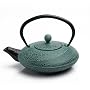 Rosseto Japanese Style Cast Iron Teapot 16 Ounce, Green