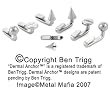 Dermal Anchor&iuml;&iquest;&frac12; Low Motion Titanium. Disc, Spike or Ball DERMTIT4-DSC - 16G 4MM SCREW HEAD