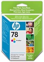 HP Original No. 78 Tri-Colour Ink Cartridge (Cyan, Magenta, Yellow, 38ml)