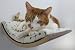Curve Wall-Mounted Cat Bed Walnut/MC Cream