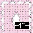 Dollhouse 1:24 Scale Rosebud Rug Dollhouse Miniature
