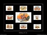 Cigar Label Collection 12 Finest LAMINATED Print Unknown 24x18
