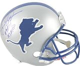 Barry Sanders Autographed Helmet | Details: Detroit Lions, Riddell Replica Helmet, 89 ROY and 97 MVP