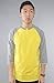 SLVDR The 3 Quarters Henley in Sunny,Tops for Men, Small,Yellow
