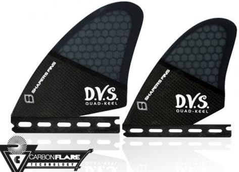 Future surfboard Quad Keel fins DVS Shapers fins