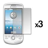 3 Pack of Premium Crystal Clear Screen Protectors for HTC myTouch 3G [EMPIRE Packaging]