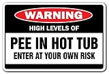 HIGH LEVELS OF PEE IN HOT TUB Warning Sign spa signs 41DL8aRFiXL. SL160 HIGH LEVELS OF PEE IN HOT TUB Warning Sign spa signs