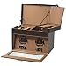 Wolf Designs Brown Double Watch Rotator With Travel Case #4500-517