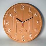 Golfer's Indoor / Outdoor Terracotta Wall Clock
