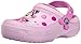 Crocs Girls' CC Minnie Glitter Lined Clog