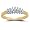 10k Yellow Gold Seven-Stone Marquise Diamond Band (1/4 cttw, I-J Color, I2-I3 Clarity), Size 7
