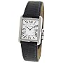 Cartier Men's W1018355 Tank Solo Stainless Steel Black Leather Watch