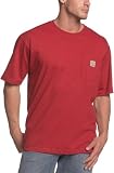Carhartt Men's Workwear Pocket T-Shirt, Independence Red, XXX-Large Regular