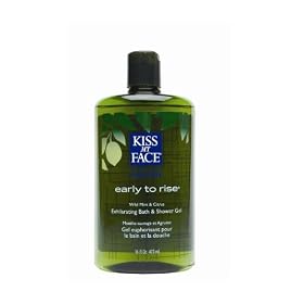 Kiss My Face Early to Rise Moisture Bath & Shower Gel, 16-Ounce Bottles (Pack of 3)