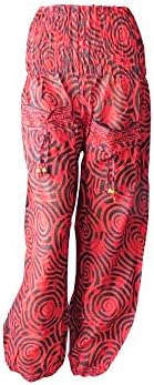 The Weavers Harem Pockets Aladdin Pants (Red)