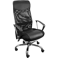 Leather Office Chair - High Back Executive Contemporary Swivel Chair - BT-905-GG