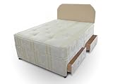 Divan Bed Luxury 4ft Small Double Size Including Mattress And 2 Drawer Storage