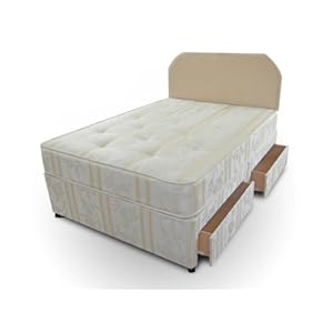 Divan Bed Luxury 4ft Small Double Size Including Mattress And 2 Drawer Storage Divan Bed Luxury 4ft Small Double Size Including Mattress And 2 Drawer Storage