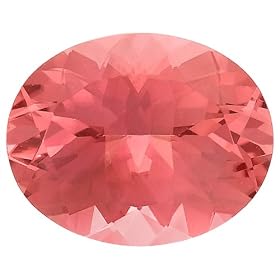 10x8mm Oval Cut Pink Tourmaline Loose Gemstone by