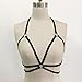 Tenworld Hollow Out Womens Sexy Goth Harness Strappy Body Caged Bra (XL)