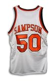 Ralph Sampson Virginia Cavaliers Autographed/Hand Signed White Throwback Jersey Inscribed ''3X Colle