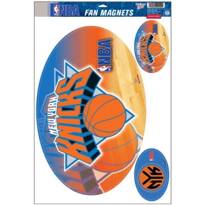 NEW YORK KNICKS OFFICIAL LOGO CAR MAGNET SET