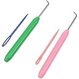 HeroNeo&reg; 1 Set/2 Sets/5 Sets/10 Sets Needle + Hook Crochet Hook Set For Knifty Knitter & Knitting Loom Hook (1 Set)