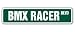BMX RACER -Street Sign- bike frame bars race signs gift