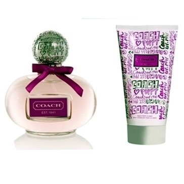 Coach Poppy Flower 3.4 oz / 100 ml edp Spray and Body Lotion Gift Set In A Jewelry Box