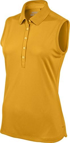 Nike Golf Women's Sleeveless Victory Polo UNIVERSITY GOLD///UNIVERSITY GOLD L