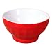 Cereal/Soup Bowls - Set of 4 (Red/White)
