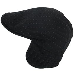 New Winter Sherpa Ear Flaps Ivy Driver Cabbie Hat Black Large Extra Large