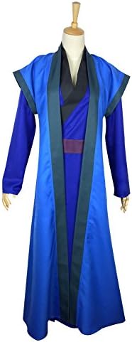 Akatsuki no Yona Son Hak Suit Cosplay Costumes, Blue, L