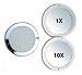Rucci Round Compact Mirror, 1X/10X