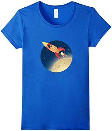 Women's Rocket Space Kids T-Shirt choose color &amp; size XL Royal Blue