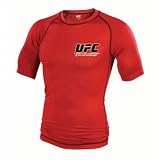 UFC Classic Short Sleeve Rash Guard [Red]