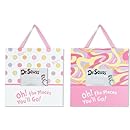 Trend Lab 2 Piece Dr.Seuss Frame Set, Oh! The Places You'll Go! Pink